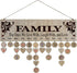 Family Birthday Wall Wooden Hanging Calendar